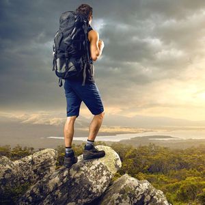 Wandelsokken voor heren - Comfortabele quarter crew sokken voor buitensporten in meerdere maten