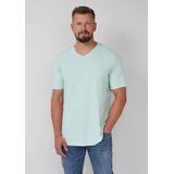 T-shirt - Regular Fit - V-hals - Zacht Katoen - Stijlvolle Logoprint