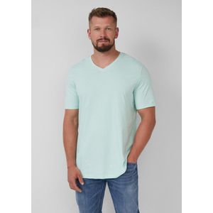 T-shirt - Regular Fit - V-hals - Zacht Katoen - Stijlvolle Logoprint