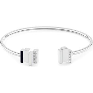 Tommy Hilfiger TJ2780845 Dames Armband - Bangle - Sieraad - Staal - Zilverkleurig - 9 mm breed