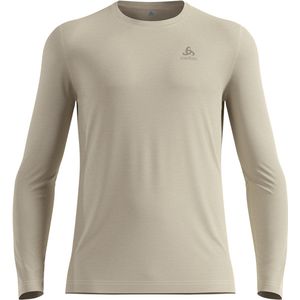 Odlo - Merino 160 - Lange Mouwen Basislaag - Beige - 100% Merino Wol