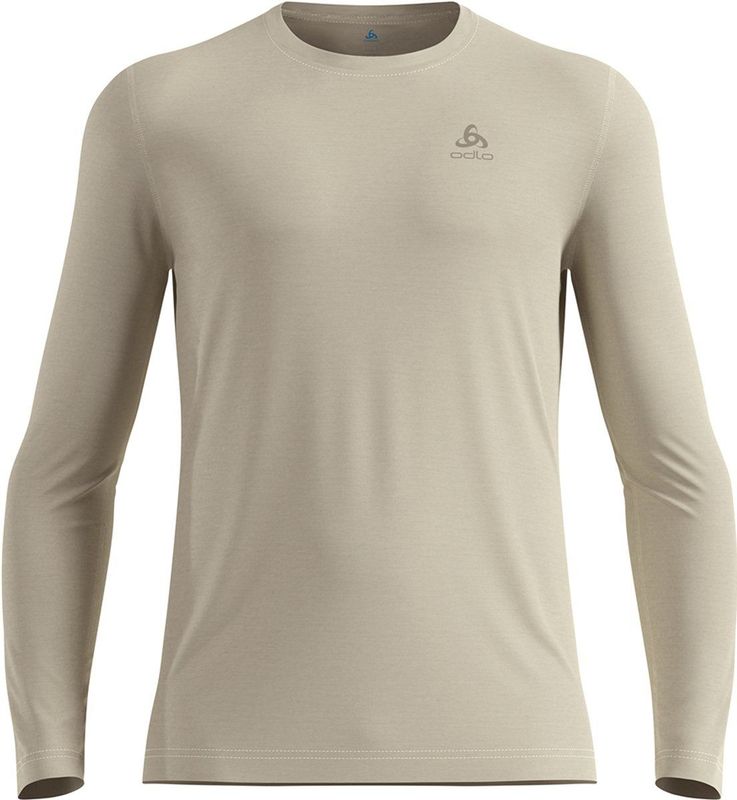 Odlo - Merino 160 - Lange Mouwen Basislaag - Beige - 100% Merino Wol