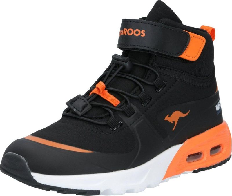 KangaROOS - KX-Hydro High-Top Sneaker - Zwart/Oranje - Waterdicht - Unisex