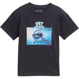 TOM TAILOR - Shirt - Blauw - Lichtblauw - Zwart