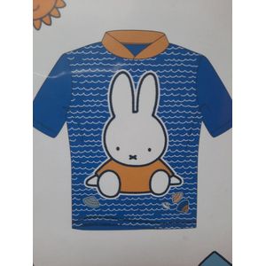 Nijntje UV t-shirt maat 74-80 korte mouwen blauw jongens