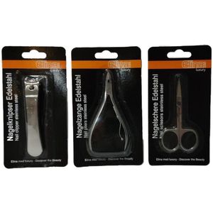 Nagelverzorgingsset - Manicureset - Nagelschaar + Nageltang + Nagelknipper