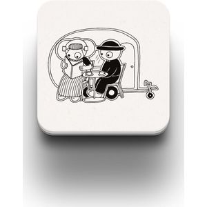 Onderzetter caravan (4st.)
