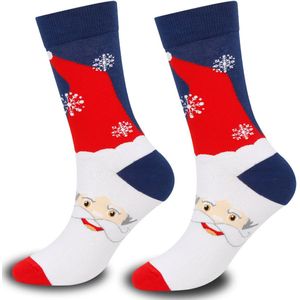 Kerstkousen - 21*7*23cm - Warme herfst- en winterkousen - Kerstkousen - Dikke warme kousen voor herfst en winter - Huis- en slaapkousen - Kousen tot halverwege de kuit - Kousen - Voeg kerstsfeer toe - Kerstcadeaukousen