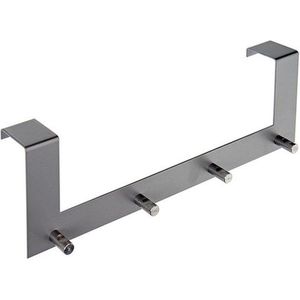 Sam Deur en kast kapstok inox - 4 haken -