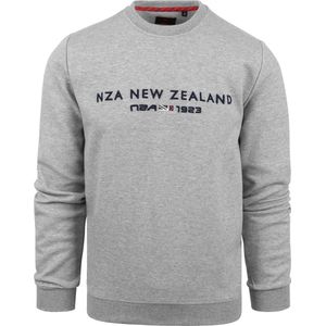 New Zealand Auckland - Trui Shallow Grijs - Heren - Maat L - Regular-fit