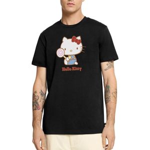 Hello Kitty Met Een Lollipop Premium T Shirt Heren