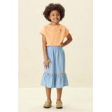 Sissy-Boy - Denim Midi Rok - Lichtblauw