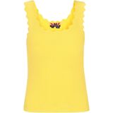 MYMO - Gebreide Top - Geel - Ronde Hals - Mouwloos