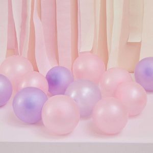 Ballonnen Set Mini Roze & Lila - 40 stuks / GINGER RAY / ECO FRIENDLY / PASTEL KLEUREN / BALLONNEN SET PASTEL TINTEN