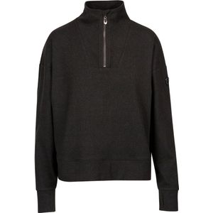 Trespass Damen Longsleeve Happen- Female Casual Top Dark Grey Marl-L