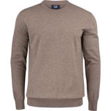 Cutter & Buck Oakville Crewneck Heren 355416 - Nougat Mélange - S