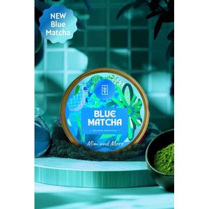 Mim And More - Blauwe Matcha Poeder 25 (gr.) | Blauwe Spirulina Superfood - Geniet bij elke slok van pure natuurlijkheid | Subtiele, zachte smaak | Rustgevend | Feestje voor je smaakpapillen & ogen |