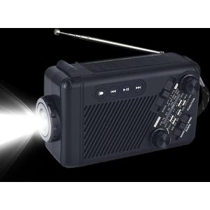 Zonne-energie Noodradio met AM/FM Alarm en SOS functie voor Noodgevallen