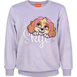 Paw Patrol Skye - Kindersweatshirt, meisjessweatshirt van velours / 98