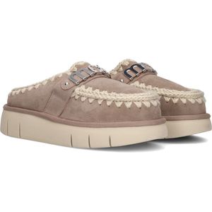 Mou Bounce Clog Pantoffels - Sloffen - Dames - Taupe - Maat 39