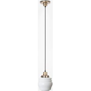 Art Deco Trade - Hanglamp aan snoer Bloemknop 20's Brons