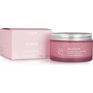 Flow - Tourmaline Aromatherapy & Gemstone Body Scrub - 200 ml