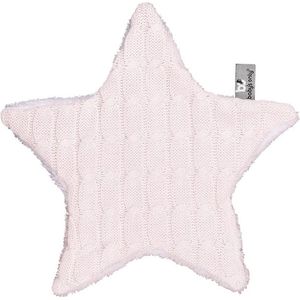 Baby's Only Gebreid baby knuffeldoekje - tutteldoekje ster Cable - Classic Roze - Baby cadeau