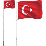 vidaXL-Vlag-met-vlaggenmast-Turkije-5,55-m-aluminium