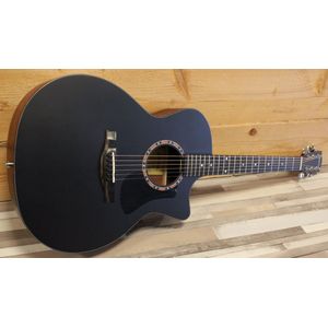 Eastman AC122-2CE Black - Staalsnarige elektro-akoestische gitaar - zwart