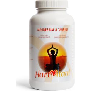 HartVitaal - Magnesium & Taurine - Hoge kwaliteit Magnesium - 180 caps