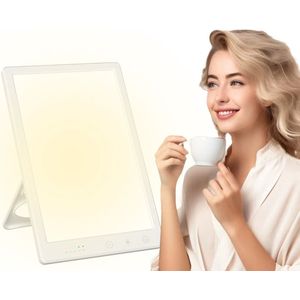 VELTRR® Daglichtlamp - Lichttherapie Lamp - Bureaulamp Led - Wit