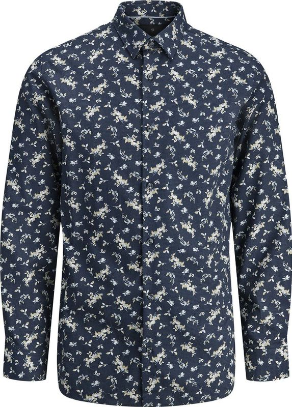 Jack & Jones Jprblayork print dobby l/s shirt
