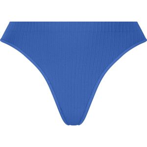 Hunkemöller Dames Lingerie Hoog uitgesneden string Dianne - Blauw - maat XS