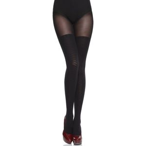 Merry Style Dames Panty - 60 DEN - Halsterloos - Polyamide - MS-GB-355 - Zwart - S