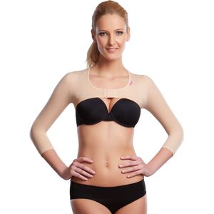 Compressiemouwen - Zwart - Polyamide/Elastaan/Katoen