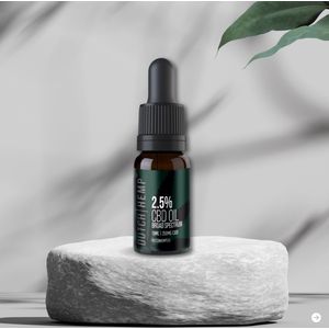 Dutch Hemp - CBD-olie - 2,5% - 10ml - Broad Spectrum
