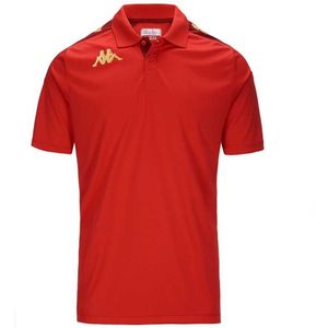 Kappa - Ghiolo - Poloshirt - Rood - Korte Mouw - Slim Fit