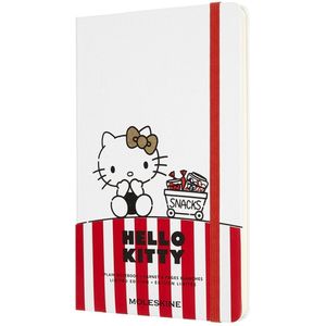 Moleskine Limited Edition Notitieboek - Hello Kitty - Large - Blanco - Wit