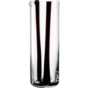 LEONARDO HOME - BANDA NERA 055292 - Pichet - Zwart - Handgemaakt - Hoogte 25 cm