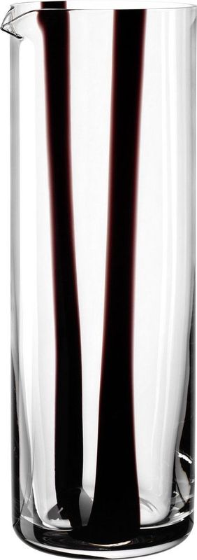 LEONARDO HOME - BANDA NERA 055292 - Pichet - Zwart - Handgemaakt - Hoogte 25 cm