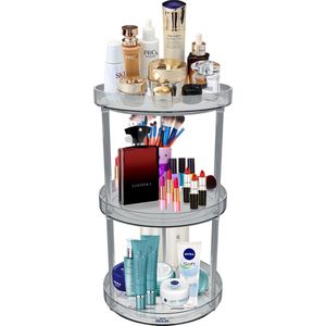 Lazy Susan Draaiplateau, organizer met antislipmat voor kast, eetkamer
