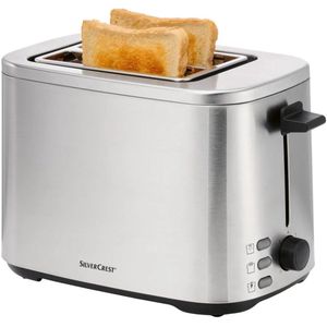Silvercrest RVS Broodrooster - Zilver - 850W - 7 Variabele instellingen