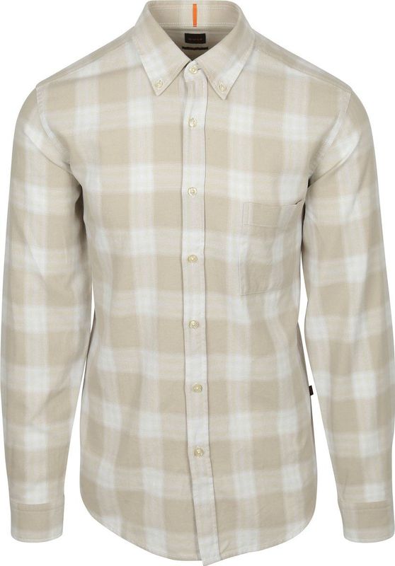 Boss - Rickert 10273400 - Overhemd - Zacht Gewassen Katoenflanel