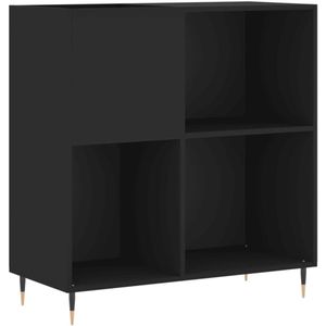 MMP ® Platenspeler Kast - Platenspeler Meubel - Ip Kast - 85x38x89cm - Zwart