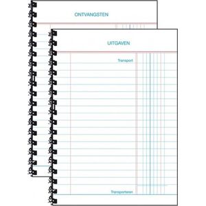 Sigel kasboek spiraal gebonden - Expres - A6 staand - 50 vel - SI-30285