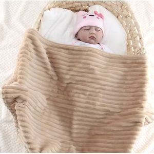 Baby dekentje - Fleece baby deken - Boxkleed baby - Fleece deken - Inbaken baby deken - Wieg deken - Ledikant deken