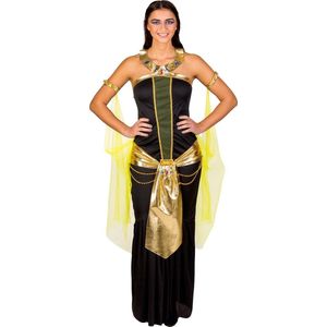 dressforfun - vrouwenkostuum machtige farao Nofretete M - verkleedkleding kostuum halloween verkleden feestkleding carnavalskleding carnaval feestkledij partykleding - 300267