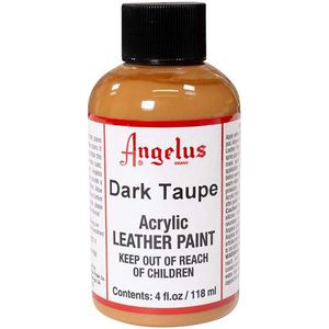 Angelus Leather Acrylic Paint - textielverf voor leren stoffen - acrylbasis - Dark Taupe - 118ml