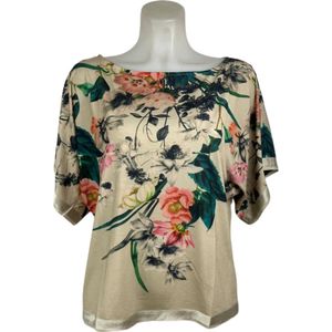 Soggo - Travelkleding voor dames - Multiprint jungle blouse - Ademend - Kreukvrij - Duurzame Jurk - in 2 maten - Maat M/L