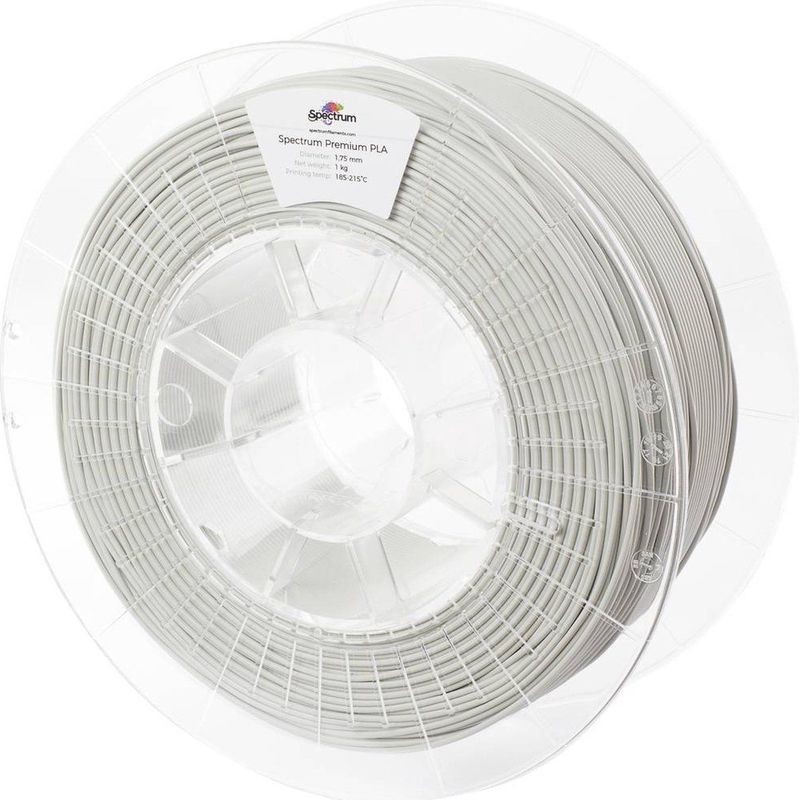 Spectrum Filaments - 80115 - PLA Premium Filament - Lichtgrijs - Kunststof - 1000 g